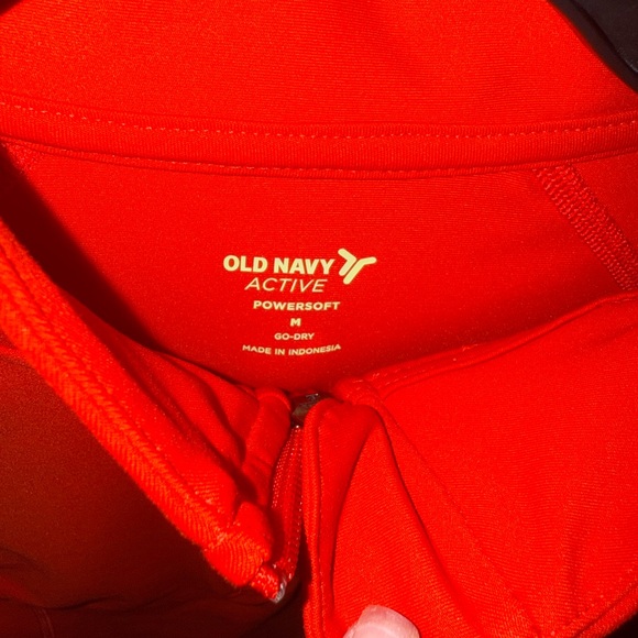 NWT Old Navy Red Athletic Crop Jacket - Picture 2 of 3